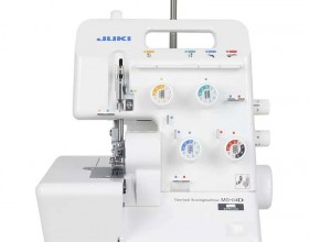 Máy vắt sổ gia đình 2 kim 4 chỉ, JUKI MO-04D, Máy vắt sổ mini để bàn nhật bản