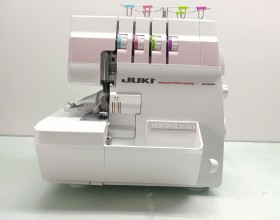 Máy vắt sổ chập ráp áo thun, vắt sổ gia đình JUKI 4 ống chỉ