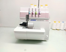 Máy vắt sổ gia đình JUKI 4 chỉ, vắt sổ chập cuốn biên 