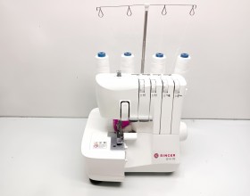 MÁY CHẬP CUỐN BÈO SINGER 2 KIM 4 ỐNG (CHÍNH HÃNG )